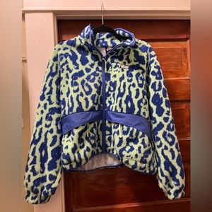 Nike Sherpa jacket in astronomy blue